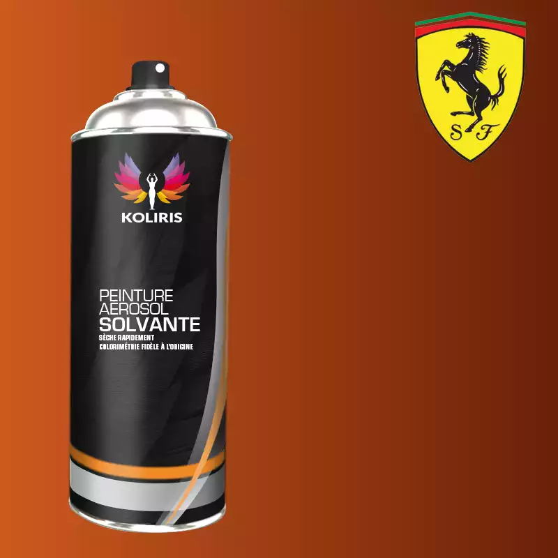 Bombe de peinture voiture solvant Ferrari 400ml