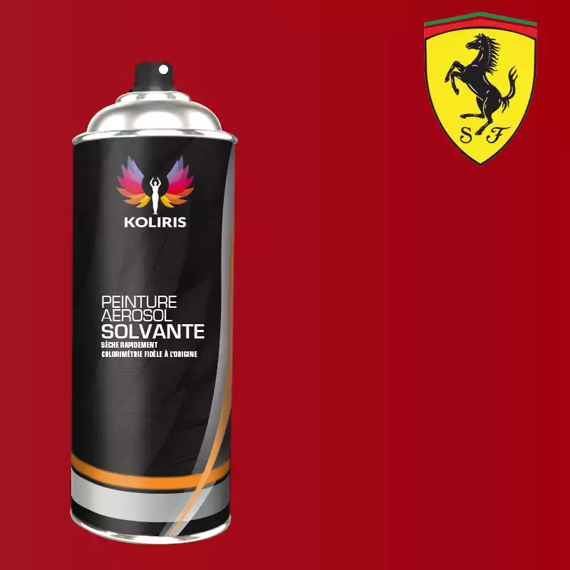 Bombe de peinture voiture solvant Ferrari 400ml