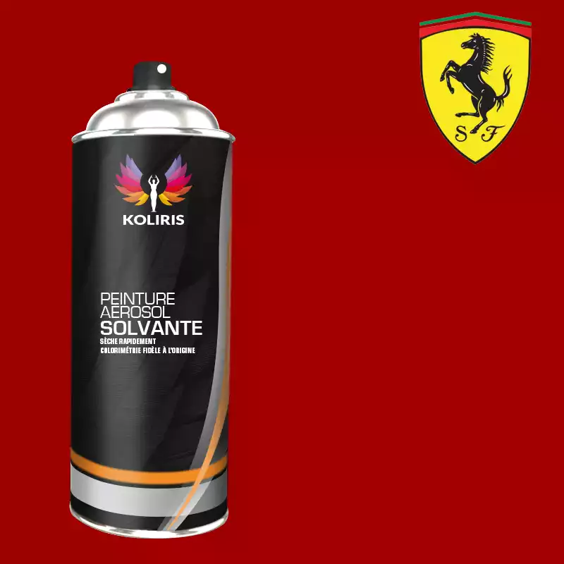 Bombe de peinture voiture solvant Ferrari 400ml