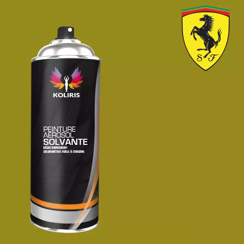 Bombe de peinture voiture solvant Ferrari 400ml