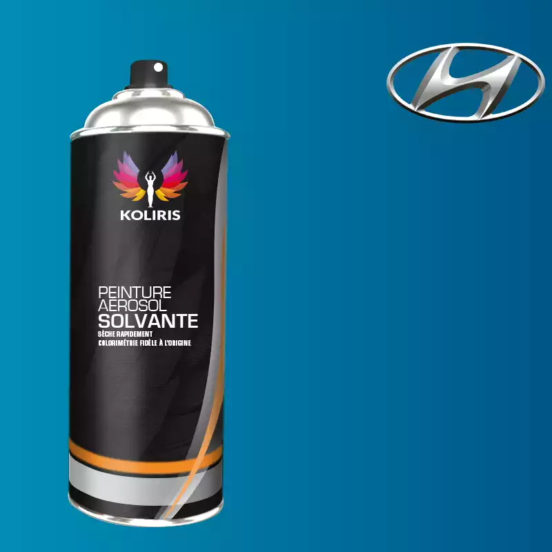 Bombe de peinture voiture solvant Hyundai 400ml