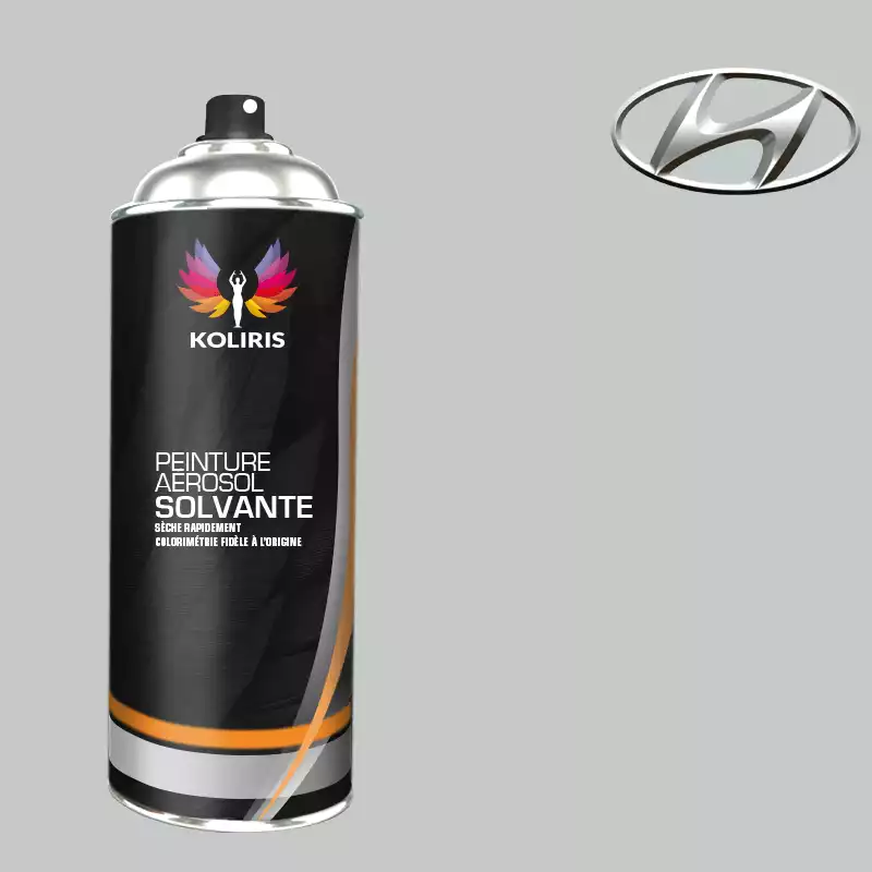 Bombe de peinture voiture solvant Hyundai 400ml