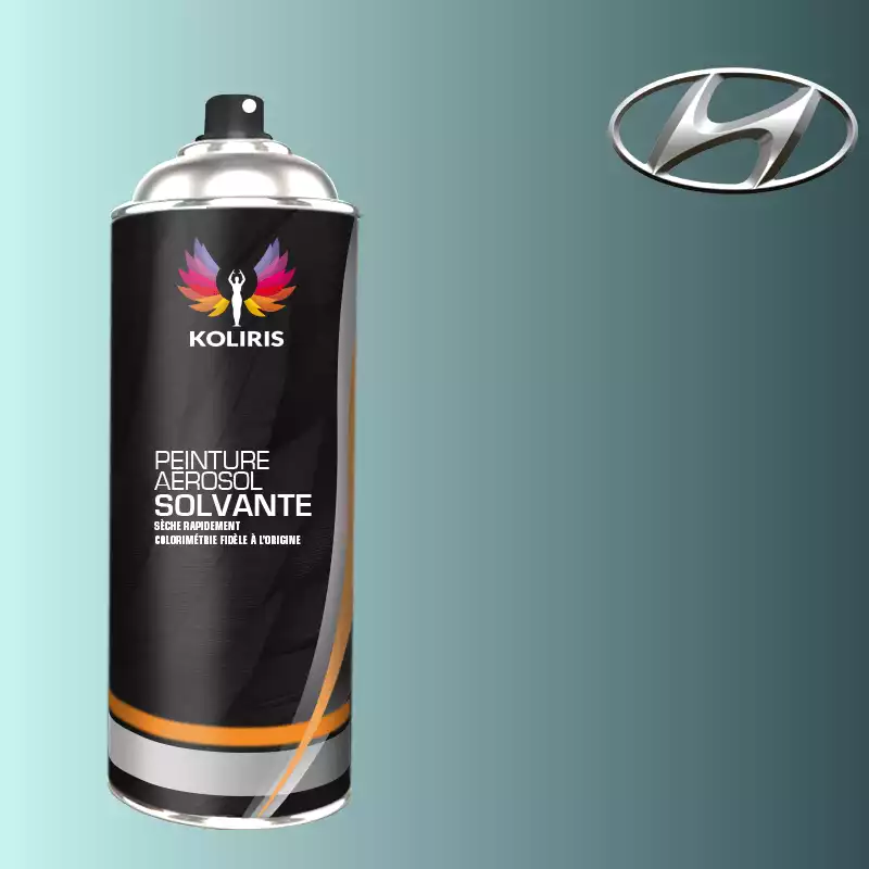 Bombe de peinture voiture solvant Hyundai 400ml