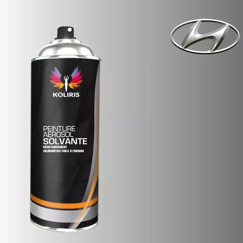 Bombe de peinture voiture solvant Hyundai 400ml