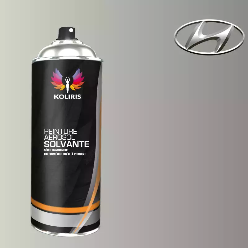 Bombe de peinture voiture solvant Hyundai 400ml