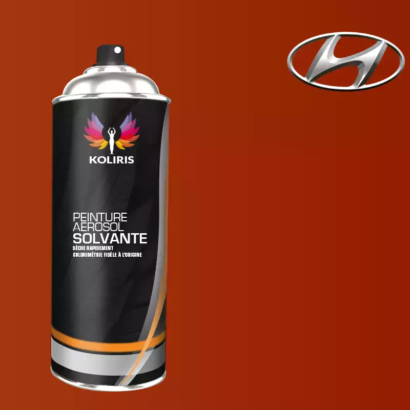 Bombe de peinture voiture solvant Hyundai 400ml