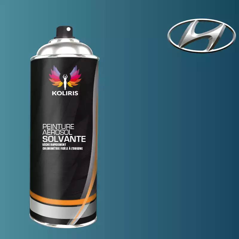 Bombe de peinture voiture solvant Hyundai 400ml