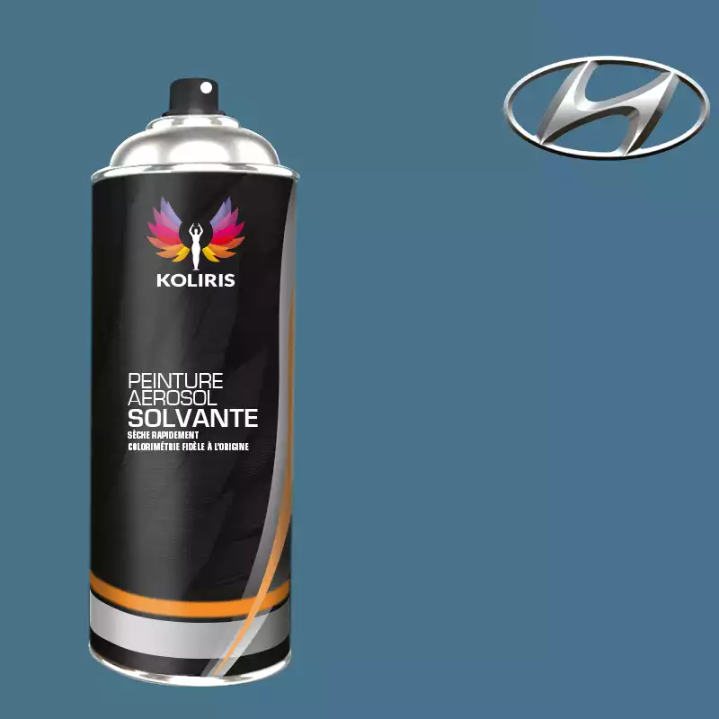 Bombe de peinture voiture solvant Hyundai 400ml