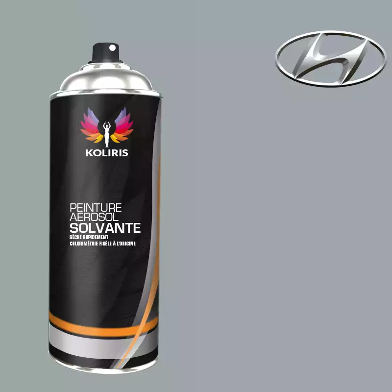 Bombe de peinture voiture solvant Hyundai 400ml