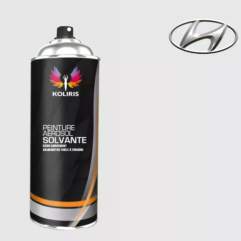 Bombe de peinture voiture solvant Hyundai 400ml