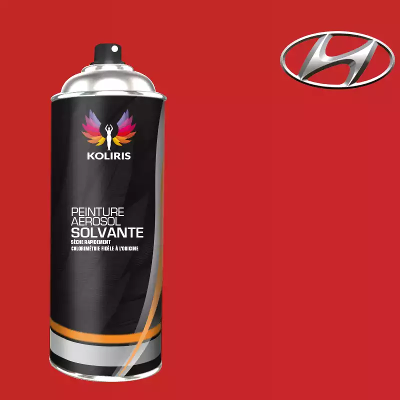 Bombe de peinture voiture solvant Hyundai 400ml