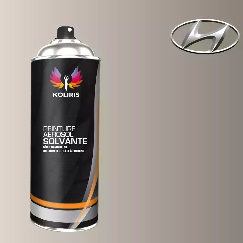 Bombe de peinture voiture solvant Hyundai 400ml