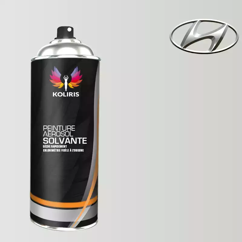 Bombe de peinture voiture solvant Hyundai 400ml