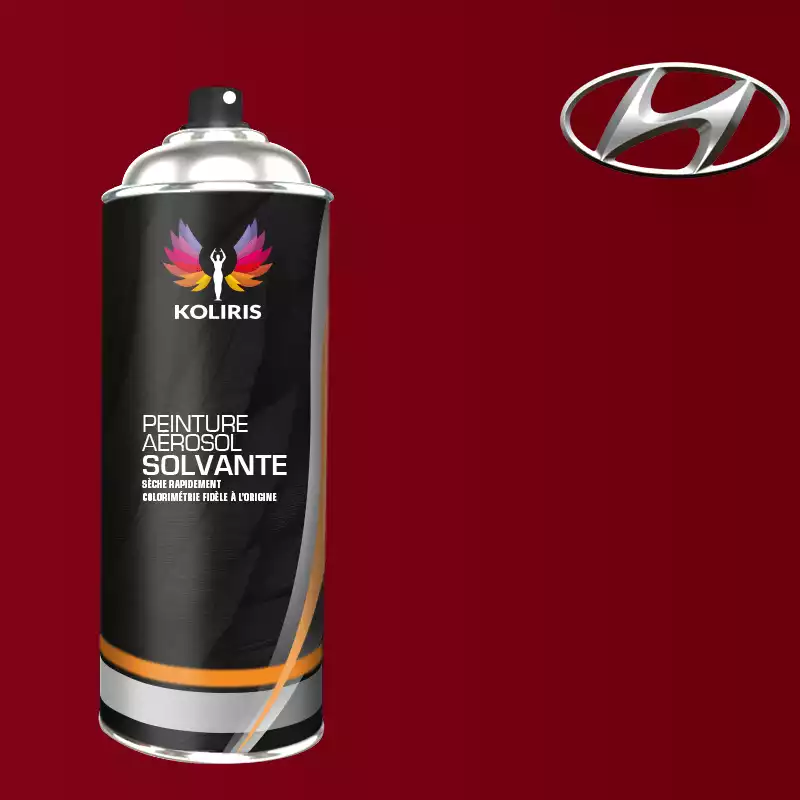 Bombe de peinture voiture solvant Hyundai 400ml