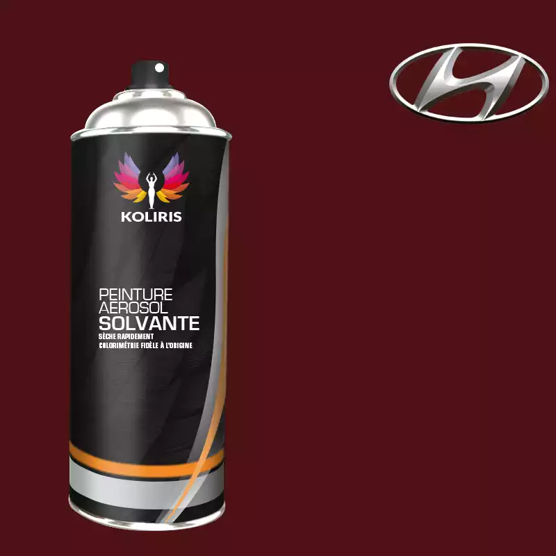 Bombe de peinture voiture solvant Hyundai 400ml