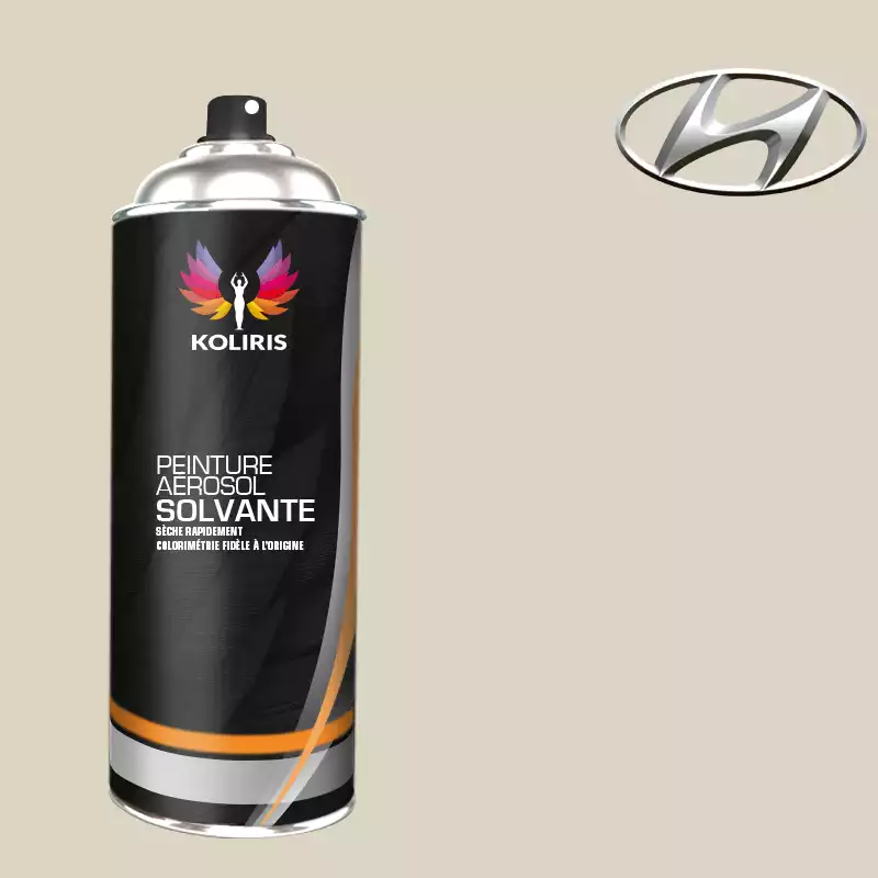 Bombe de peinture voiture solvant Hyundai 400ml