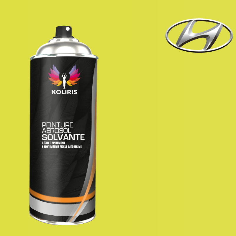 Bombe de peinture voiture solvant Hyundai 400ml