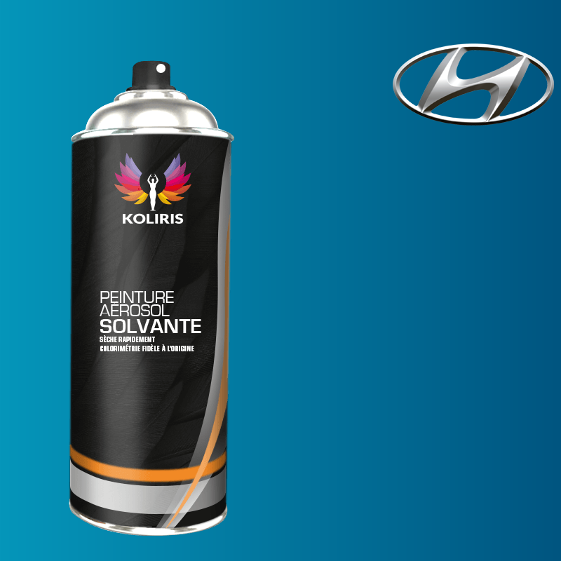 Bombe de peinture voiture solvant Hyundai 400ml