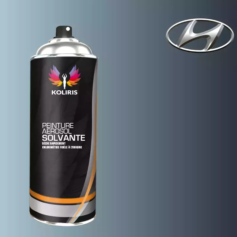 Bombe de peinture voiture solvant Hyundai 400ml