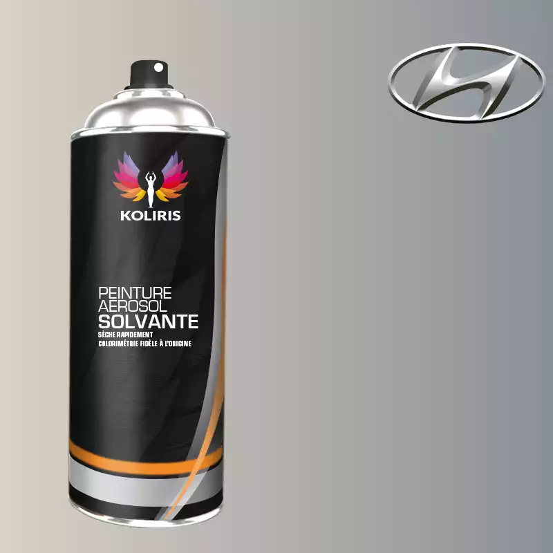 Bombe de peinture voiture solvant Hyundai 400ml