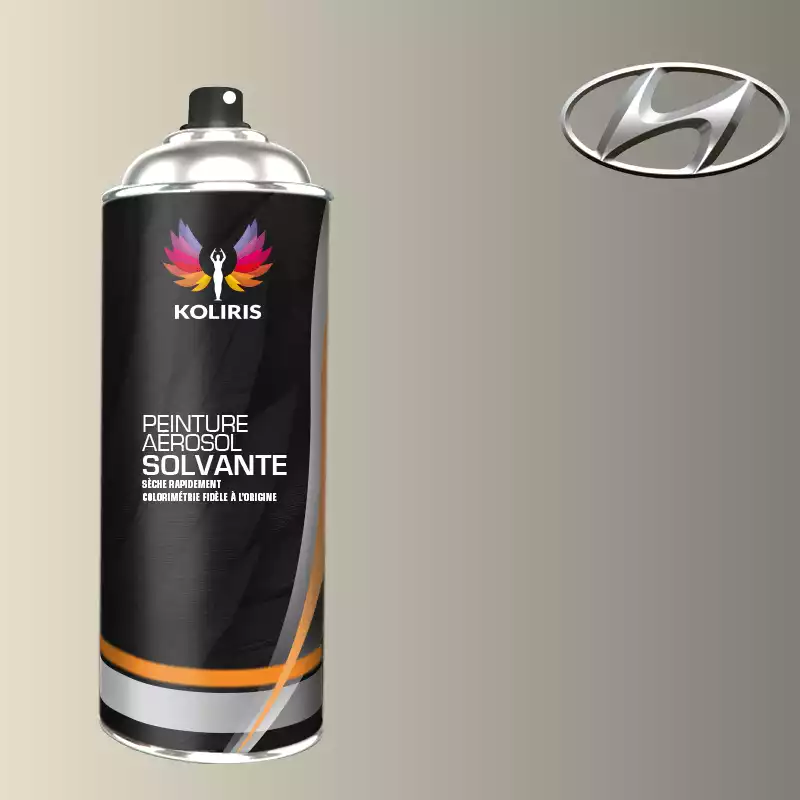 Bombe de peinture voiture solvant Hyundai 400ml