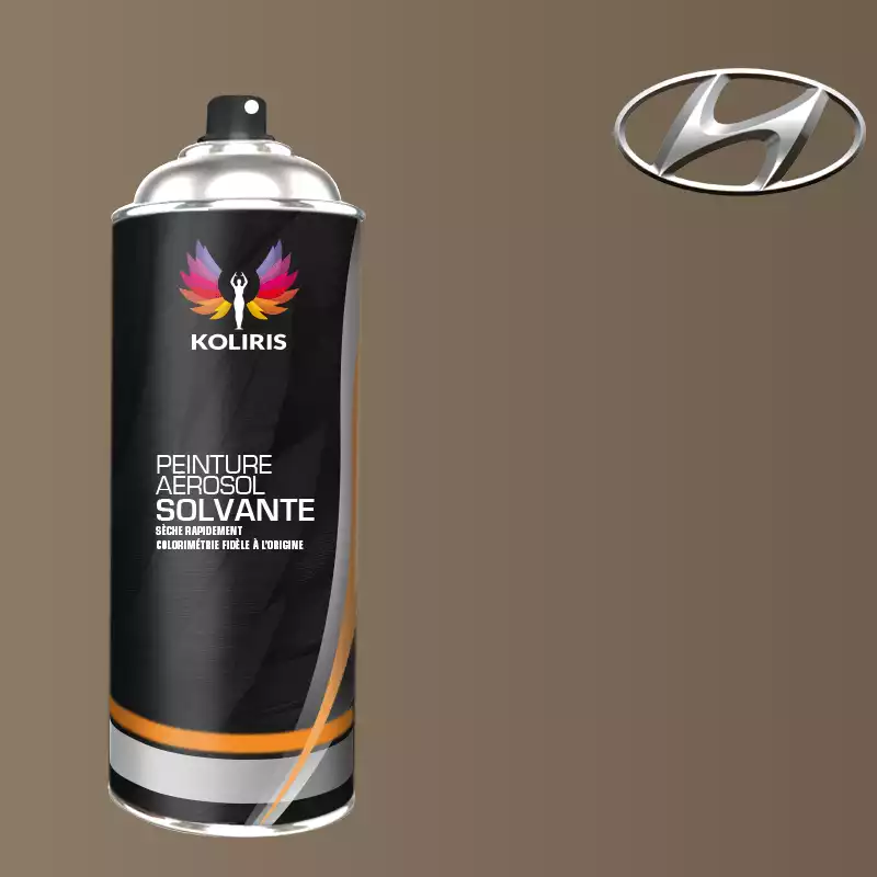 Bombe de peinture voiture solvant Hyundai 400ml