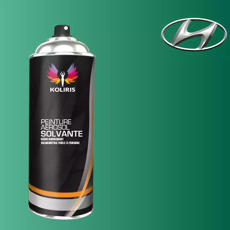 Bombe de peinture voiture solvant Hyundai 400ml