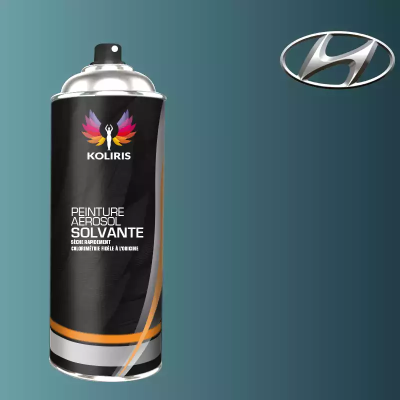 Bombe de peinture voiture solvant Hyundai 400ml