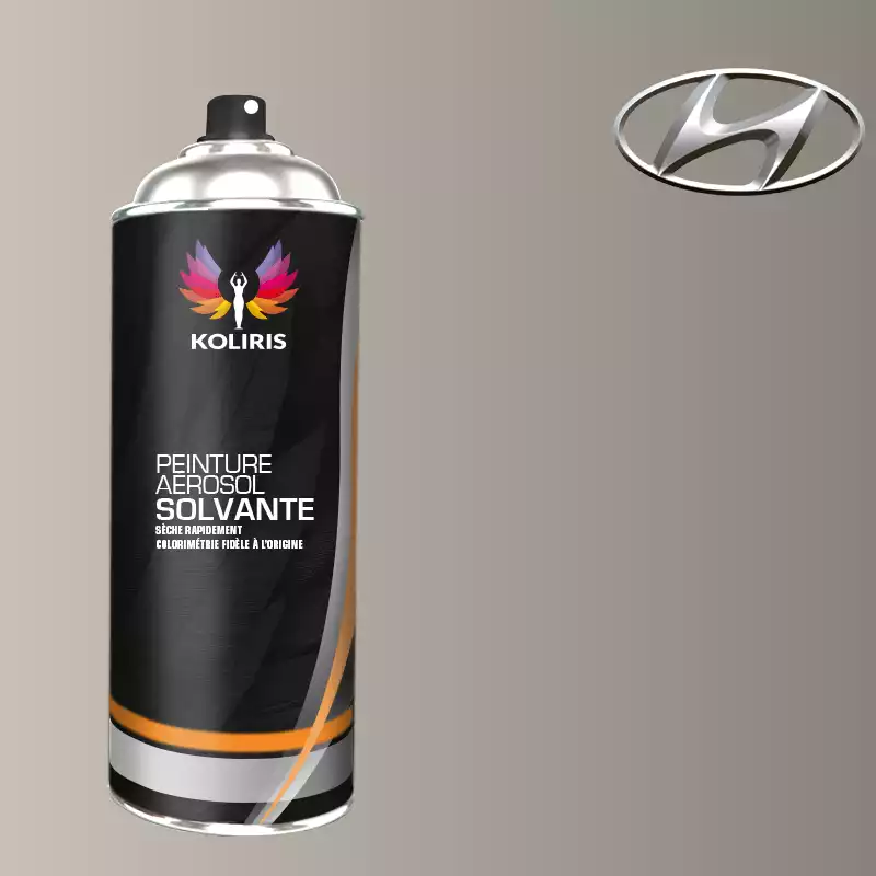 Bombe de peinture voiture solvant Hyundai 400ml