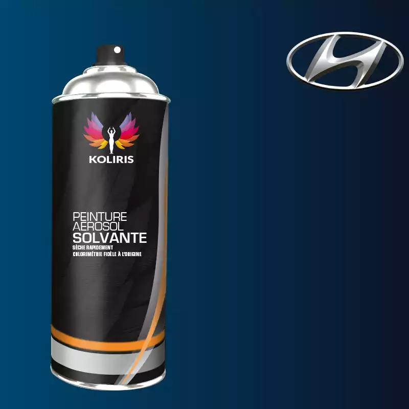 Bombe de peinture voiture solvant Hyundai 400ml