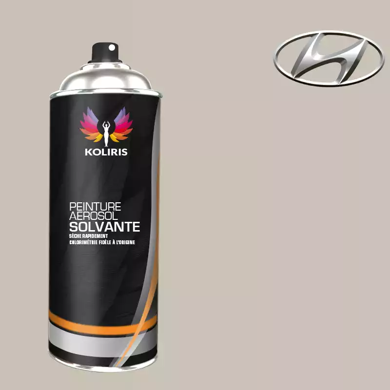 Bombe de peinture voiture solvant Hyundai 400ml