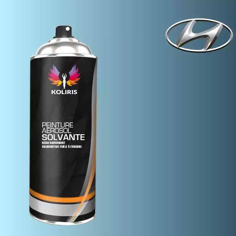 Bombe de peinture voiture solvant Hyundai 400ml