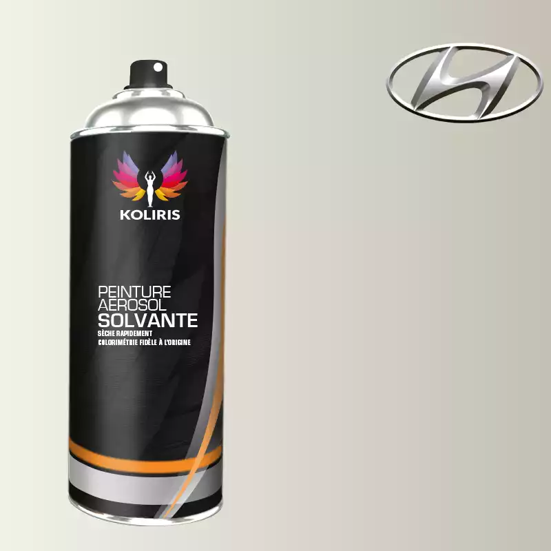 Bombe de peinture voiture solvant Hyundai 400ml