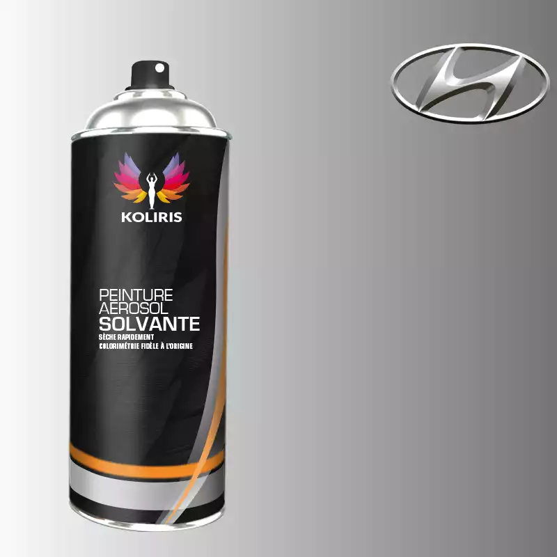 Bombe de peinture voiture solvant Hyundai 400ml