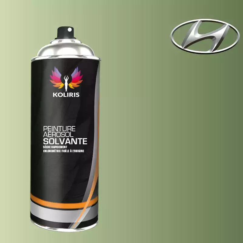 Bombe de peinture voiture solvant Hyundai 400ml