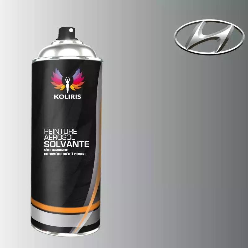 Bombe de peinture voiture solvant Hyundai 400ml