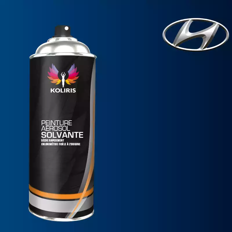 Bombe de peinture voiture solvant Hyundai 400ml