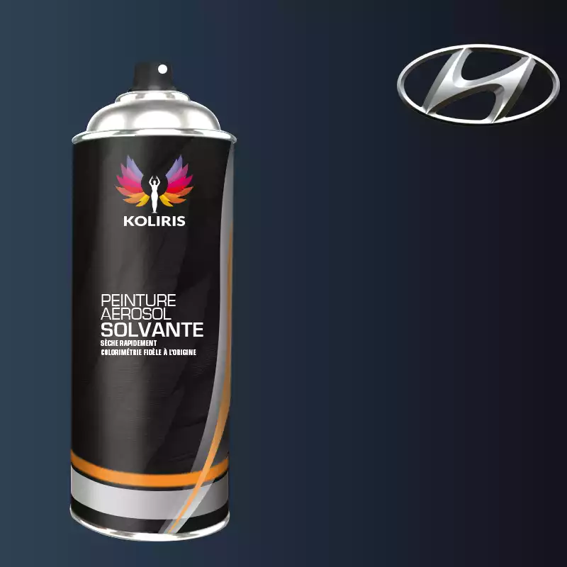 Bombe de peinture voiture solvant Hyundai 400ml