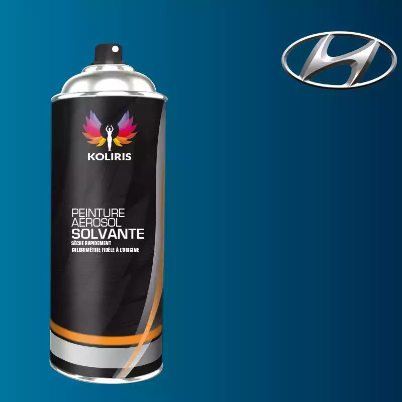 Bombe de peinture voiture solvant Hyundai 400ml