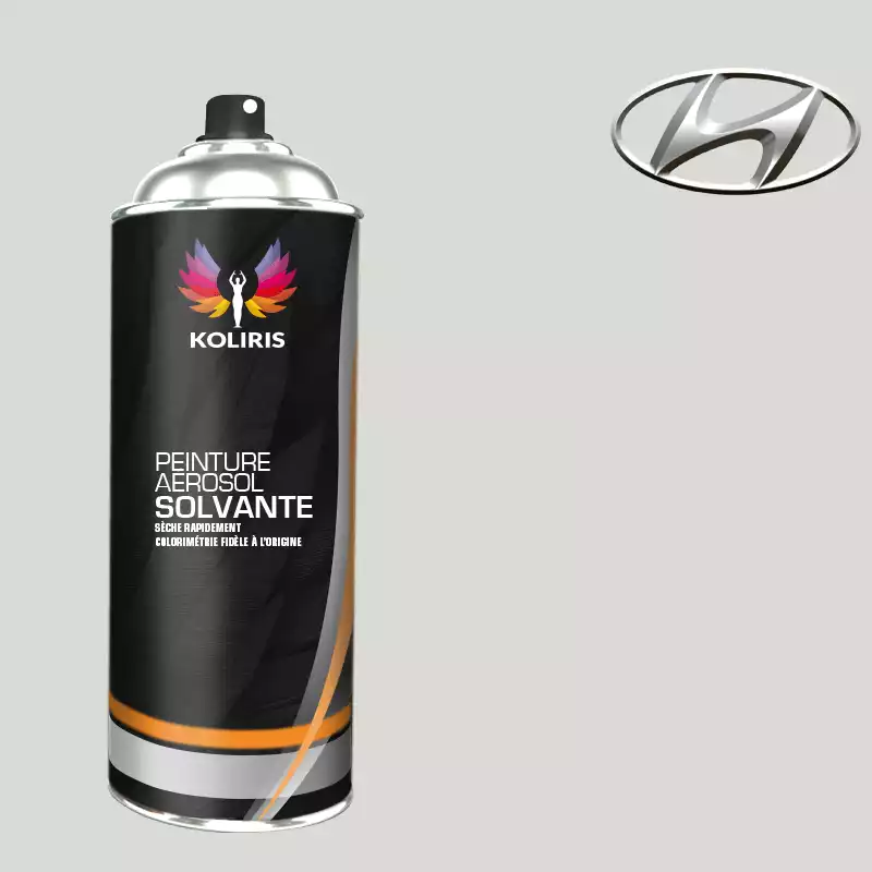 Bombe de peinture voiture solvant Hyundai 400ml