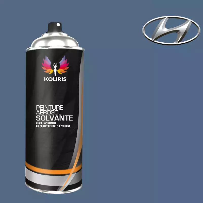 Bombe de peinture voiture solvant Hyundai 400ml