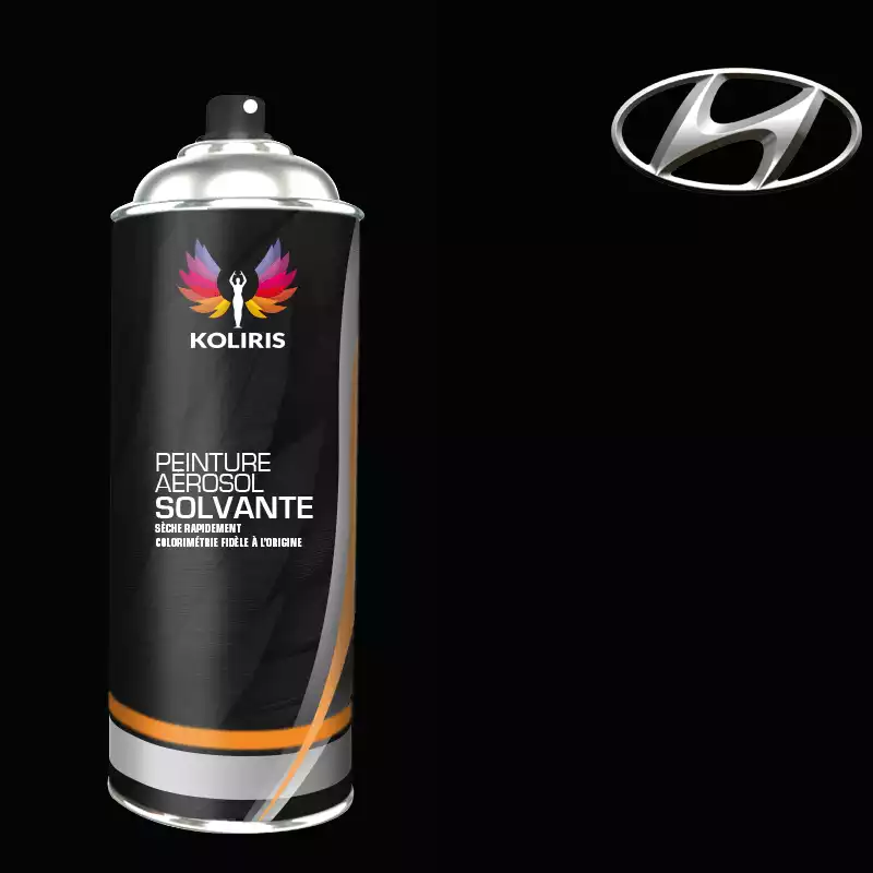 Bombe de peinture voiture solvant Hyundai 400ml