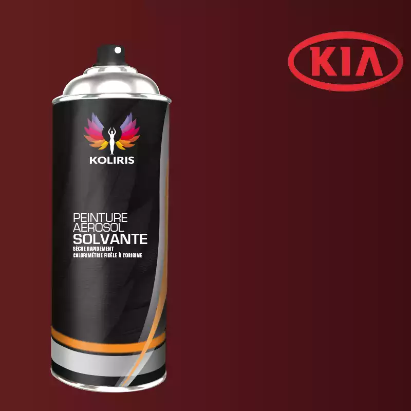 Bombe de peinture voiture solvant Kia 400ml