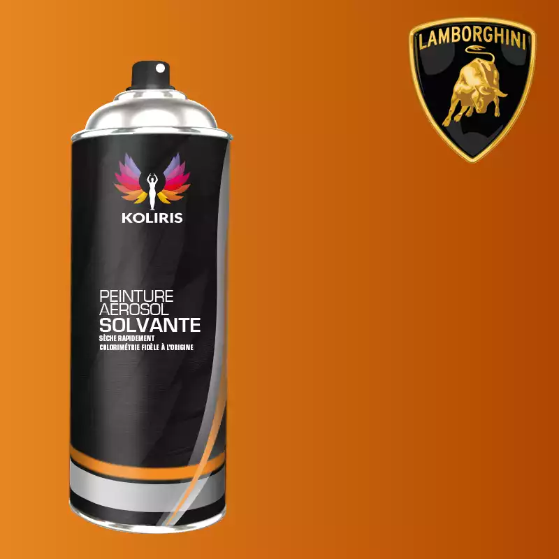 Bombe de peinture voiture solvant Lamborghini 400ml