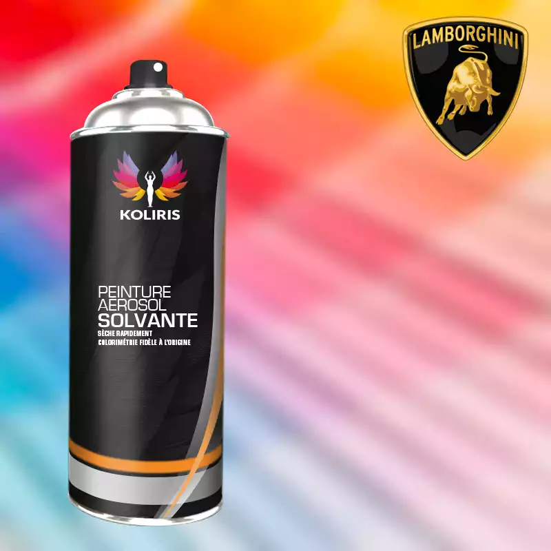 Bombe de peinture voiture solvant Lamborghini 400ml