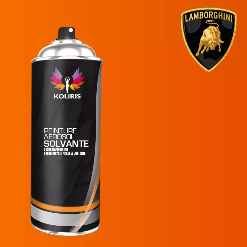 Bombe de peinture voiture solvant Lamborghini 400ml