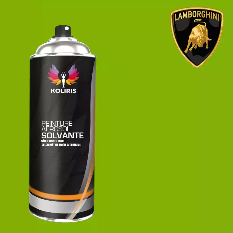 Bombe de peinture voiture solvant Lamborghini 400ml