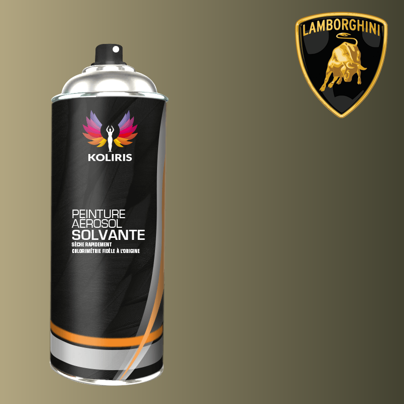 Bombe de peinture voiture solvant Lamborghini 400ml