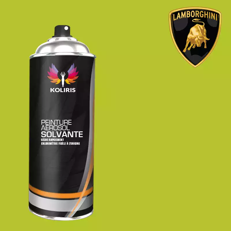 Bombe de peinture voiture solvant Lamborghini 400ml