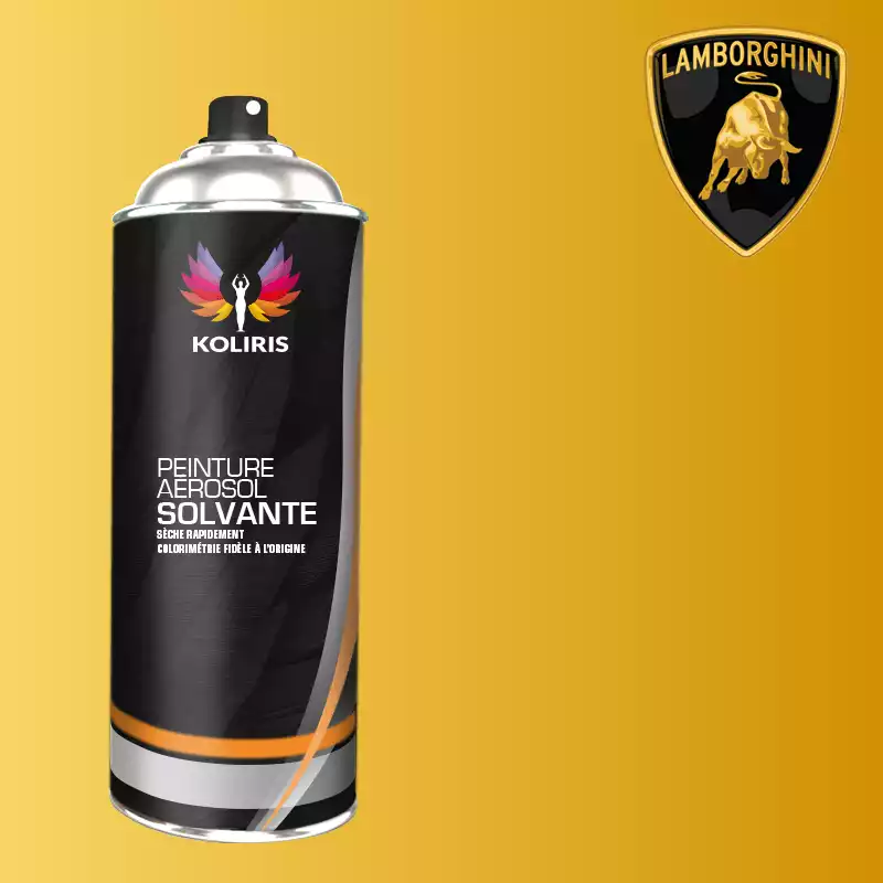 Bombe de peinture voiture solvant Lamborghini 400ml